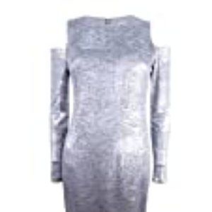 Calvin Klein Womens Plus Cold Shoulder Dress